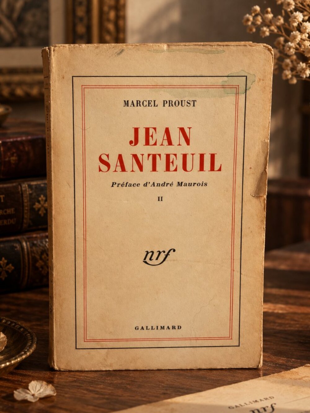 Vintage 1952 Marcel Proust Jean Santeuil Tome II Gallimard NRF Livre Rare